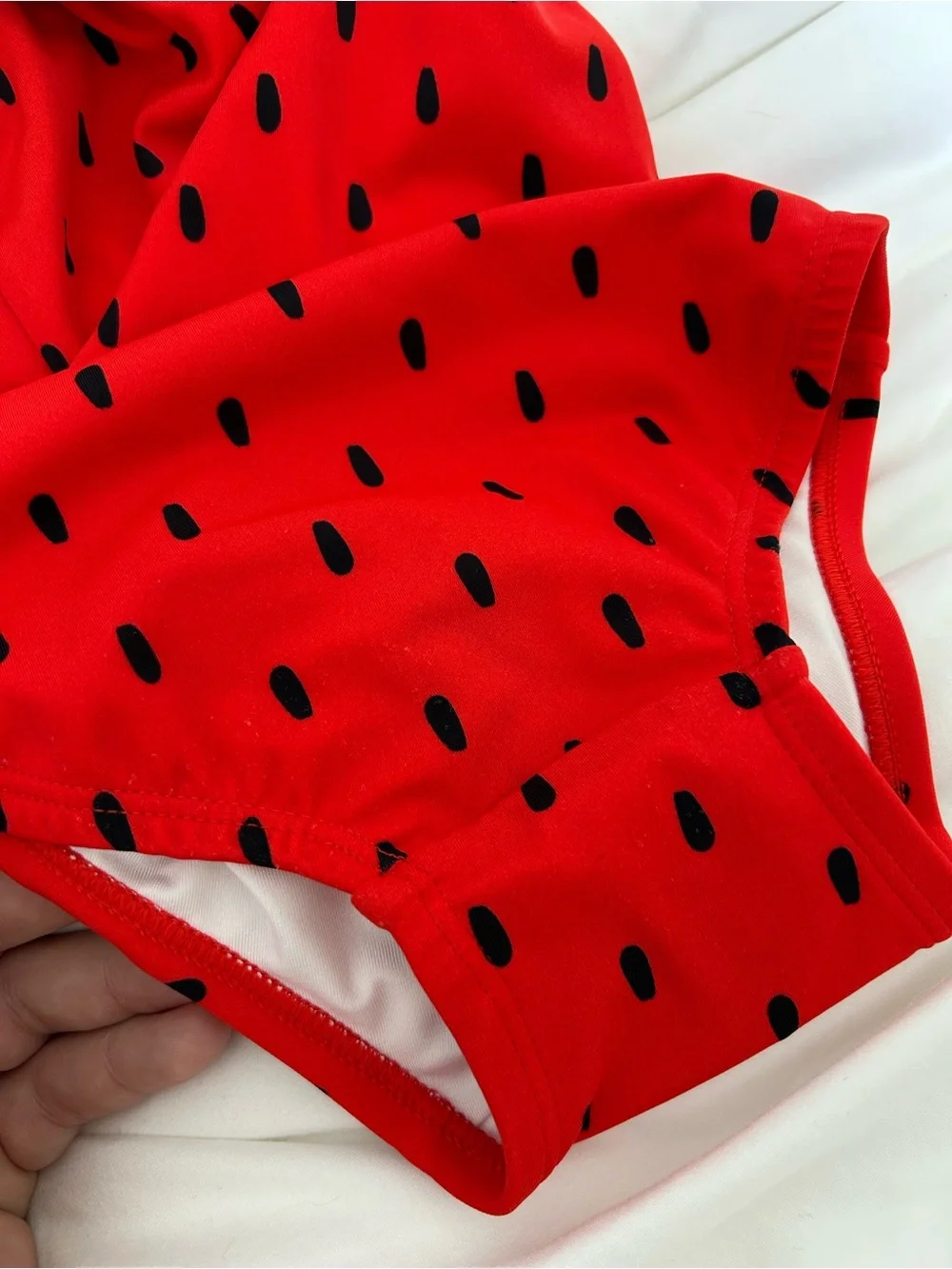 Hanna Andersson Strawberry Swimsuit (3T) - Picture 6 of 6